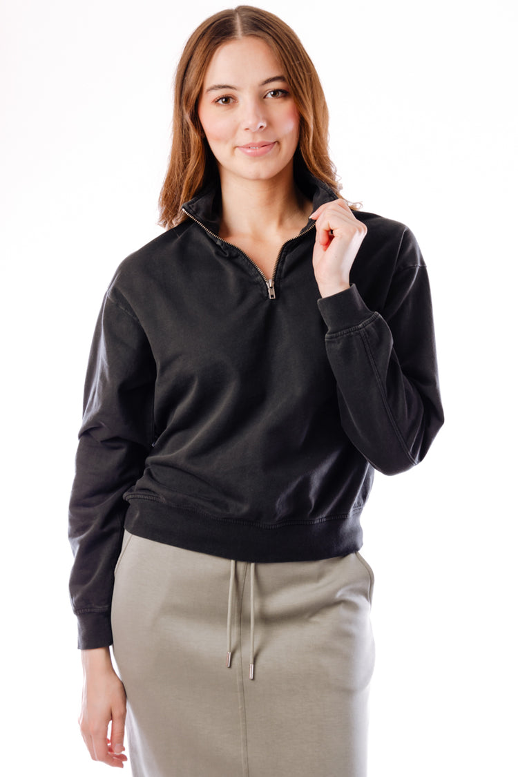 Apres 1/4 Zip - BLK