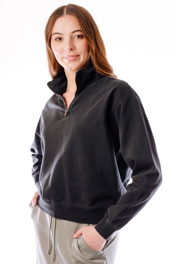 Apres 1/4 Zip - BLK