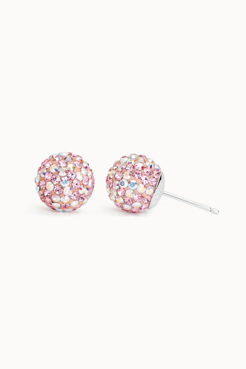 10mm Sparkle Ball Earrings - Poppy - PPY