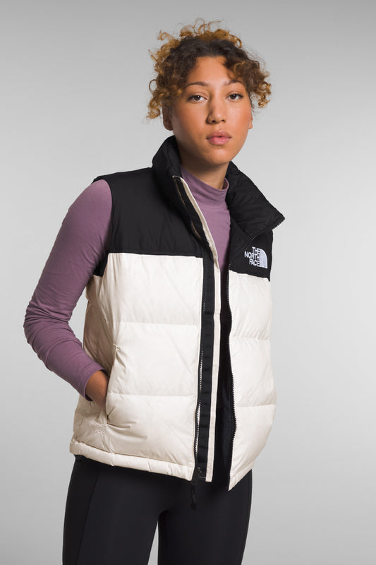 1996 Retro Nuptse Vest - WHT