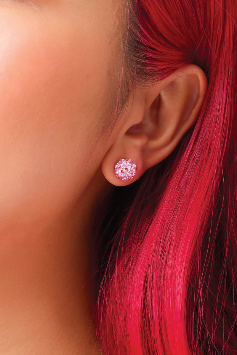 8mm Sparkle Ball Earrings - Smooches - SMC