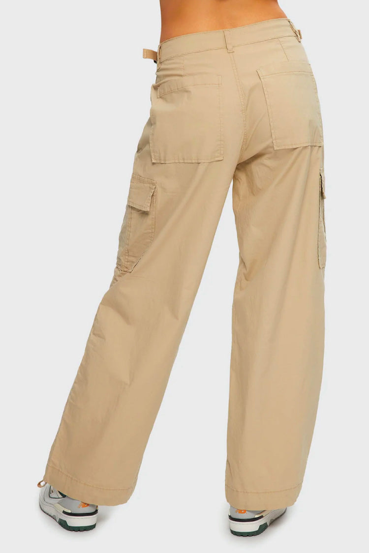 90's Cargo Wide Leg Pants - CRM