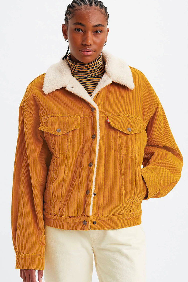 '90s Sherpa Trucker Jacket - TEA