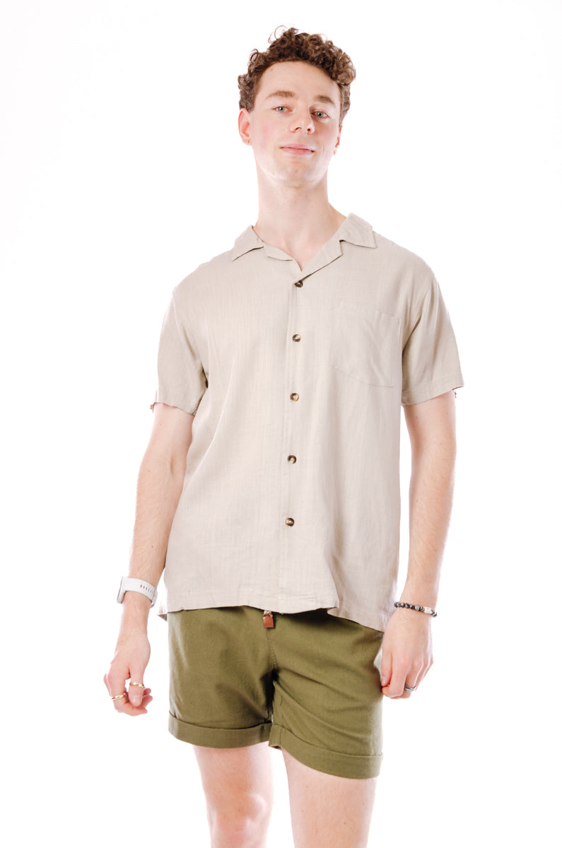 Airy Linen Short Sleeve - KHA