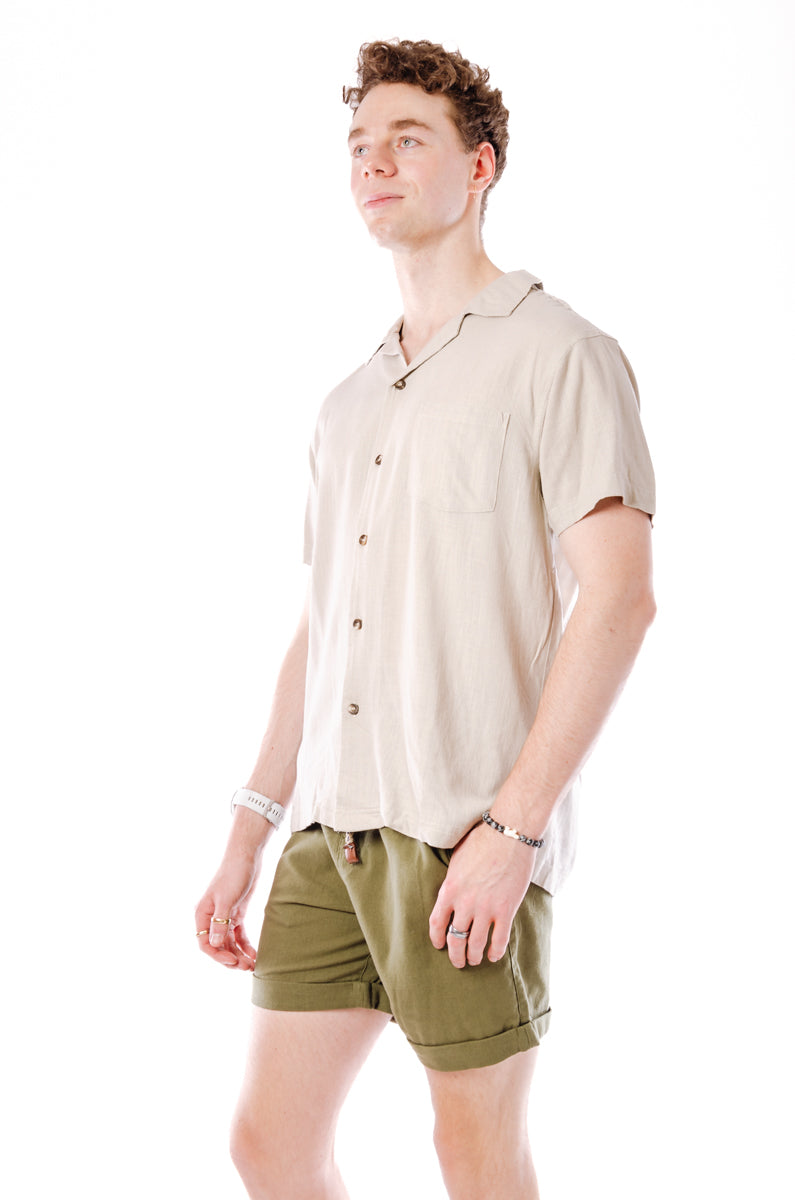 Airy Linen Short Sleeve - KHA