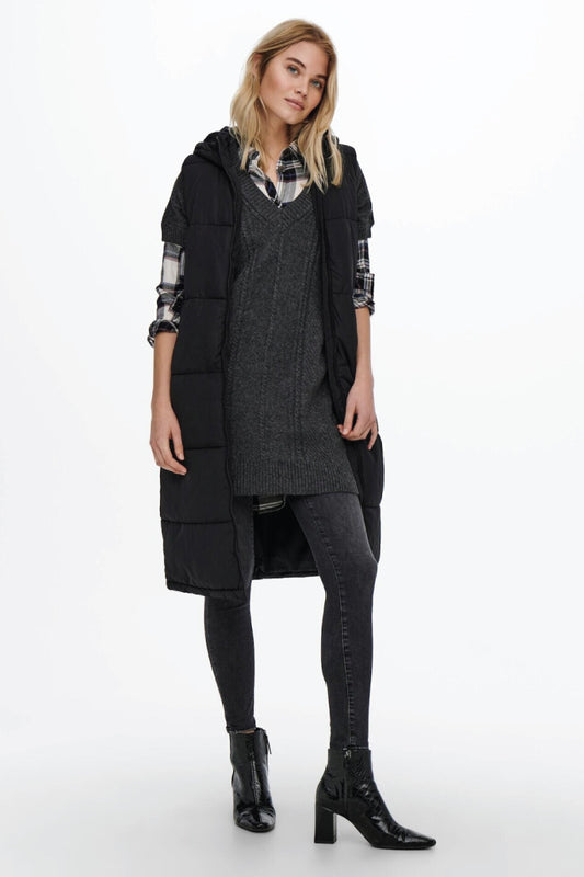 Alina Puffer Vest - BLK