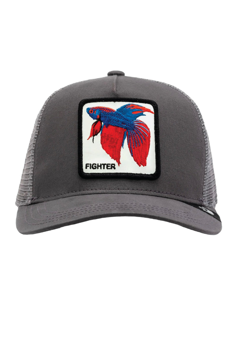 Unisex Alpha Betta Trucker Hat - GRY