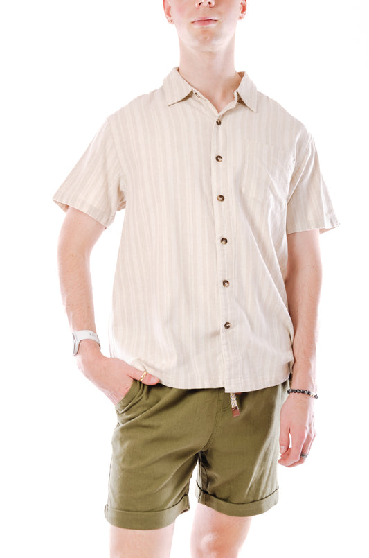 Apollo Linen Short Sleeve - TAN