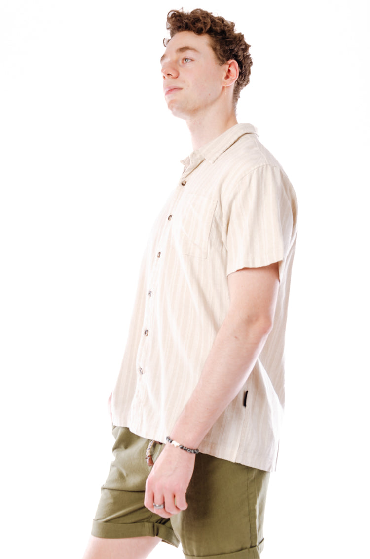 Apollo Linen Short Sleeve - TAN