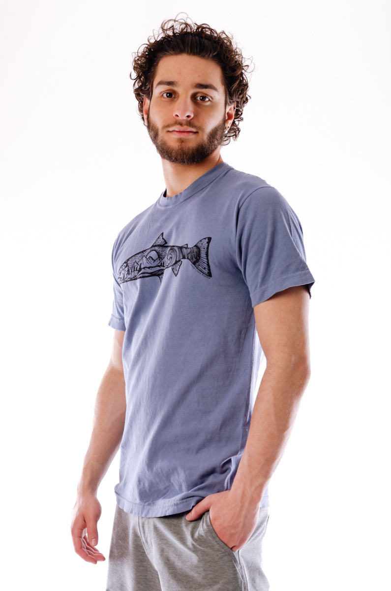 Atlantic Salmon Tee - BLU