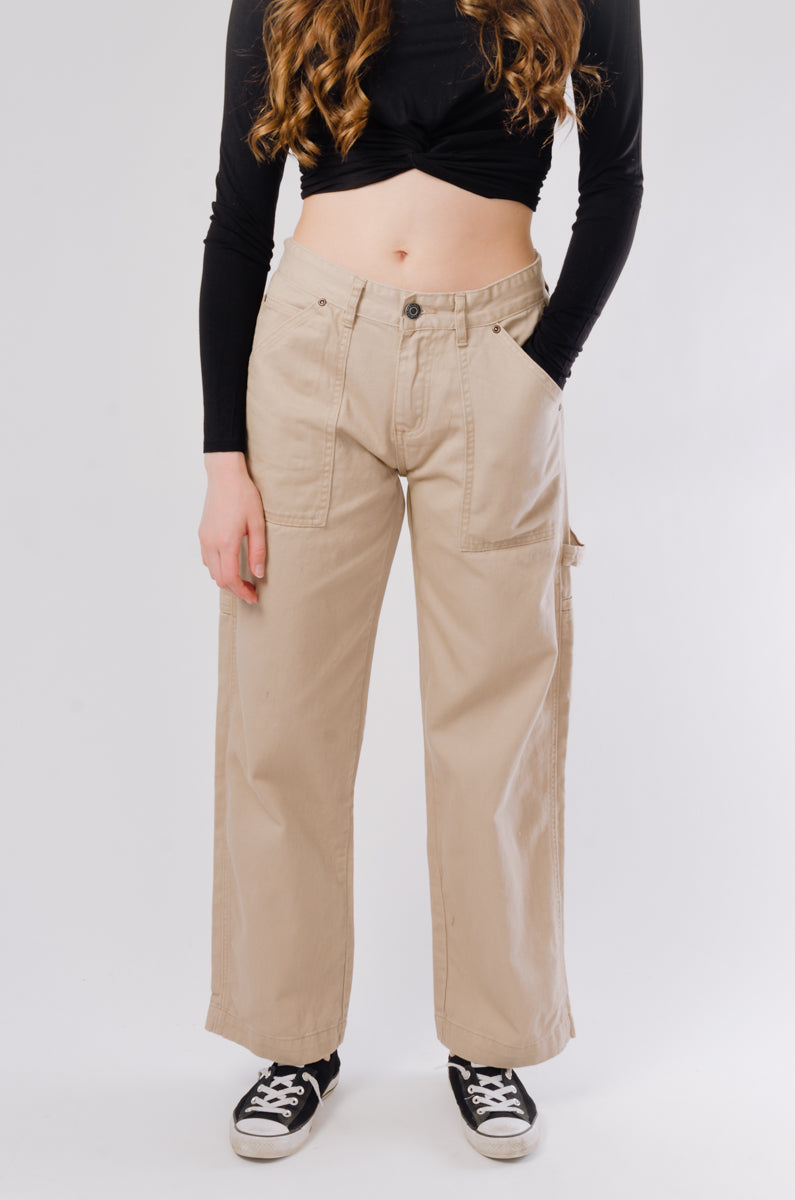 Baggy Low Rise Carpenter Pants - SND