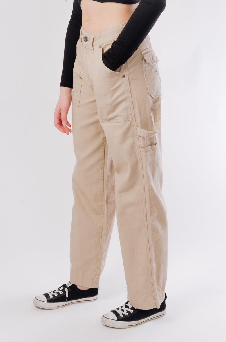 Baggy Low Rise Carpenter Pants - SND