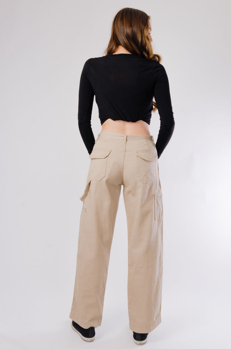 Baggy Low Rise Carpenter Pants - SND