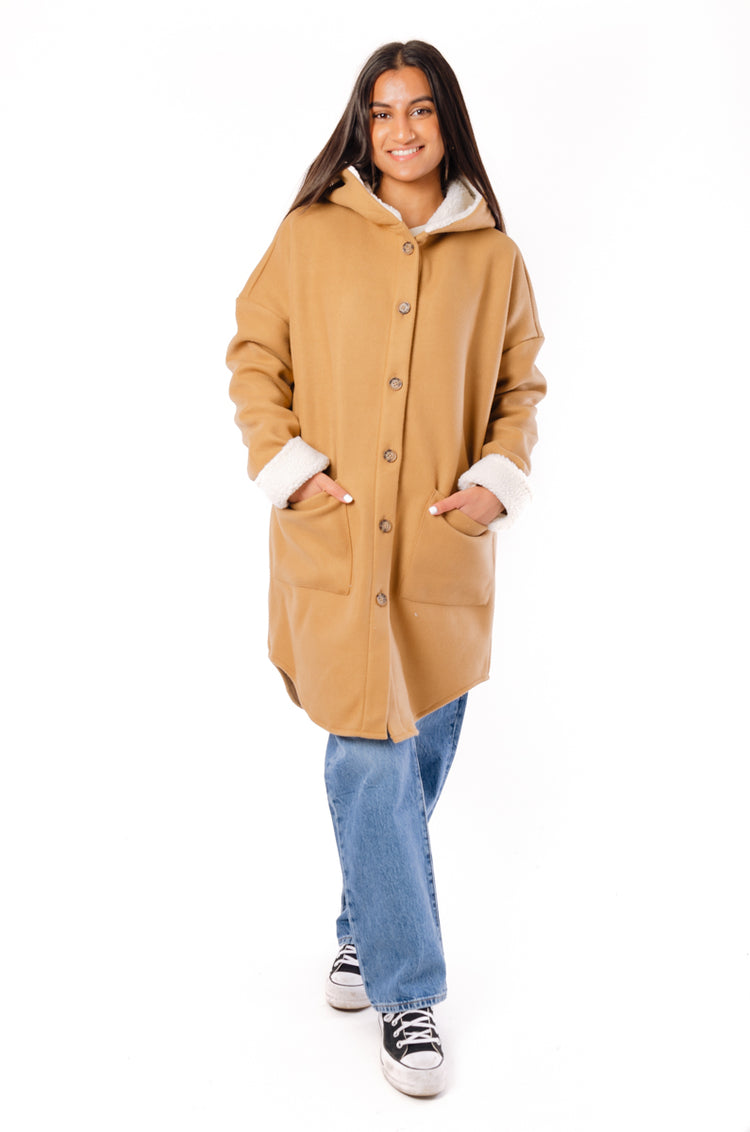 Bea Melton Hooded Jacket - CRM