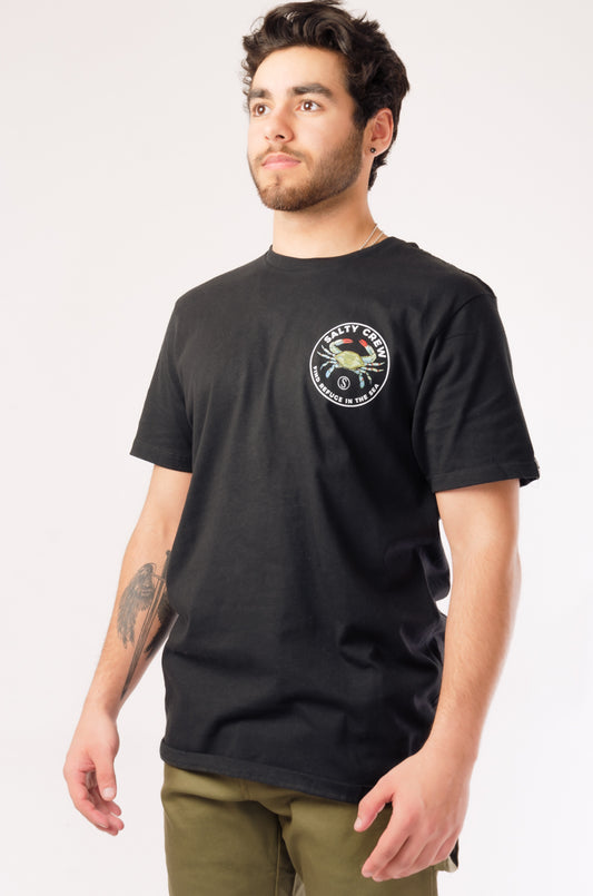 Blue Crabber Tee - BLK