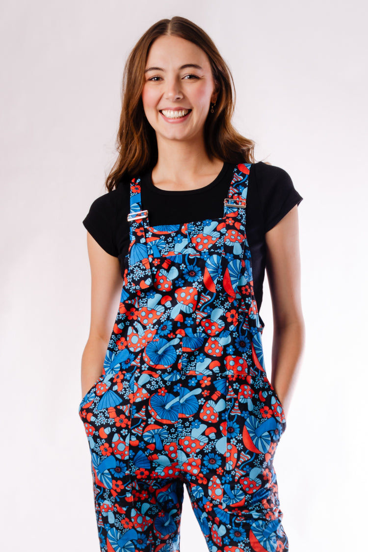 Blue Mushroom Overalls - BLM