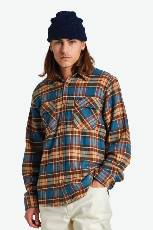 Bowery Long Sleeve Flannel - BRN