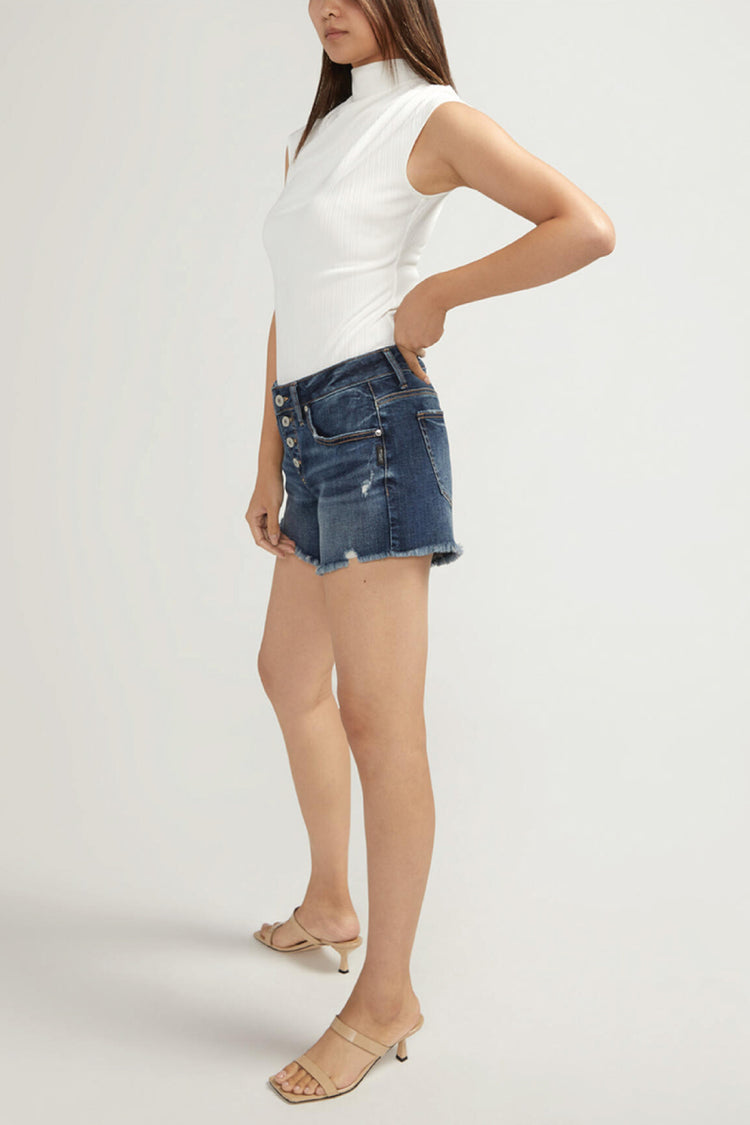 Boyfriend Mid Rise Shorts - DW