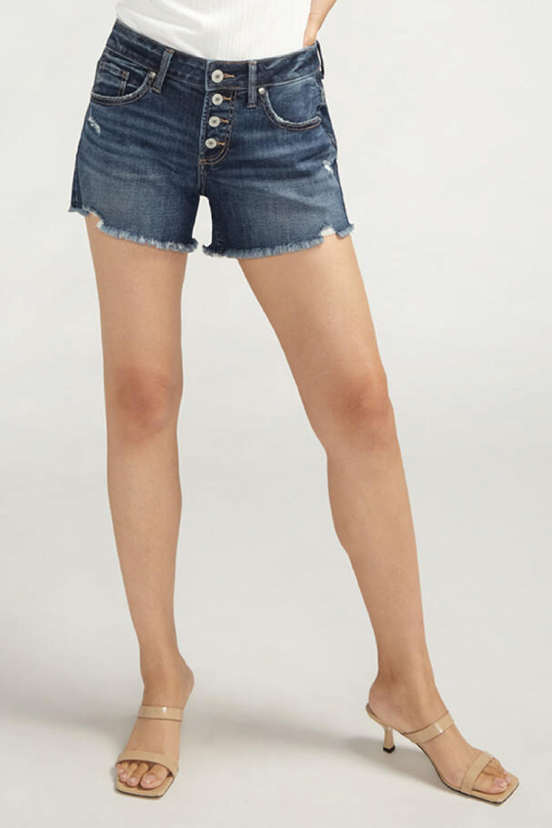 Boyfriend Mid Rise Shorts - DW