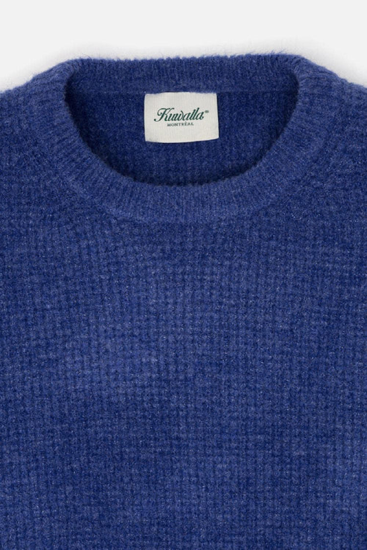 Brushed Knit Crew - BLU