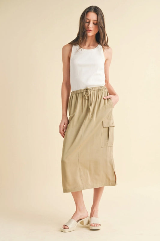 Cargo Midi Skirt - TAU