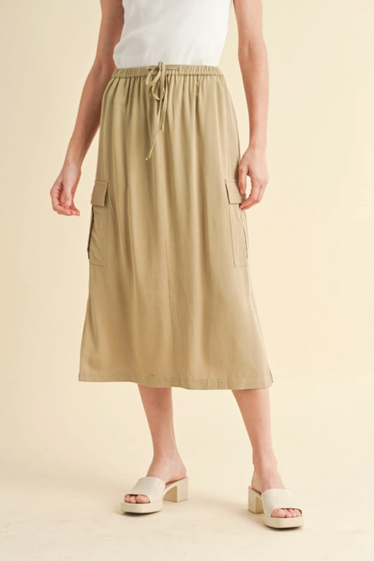 Cargo Midi Skirt - TAU