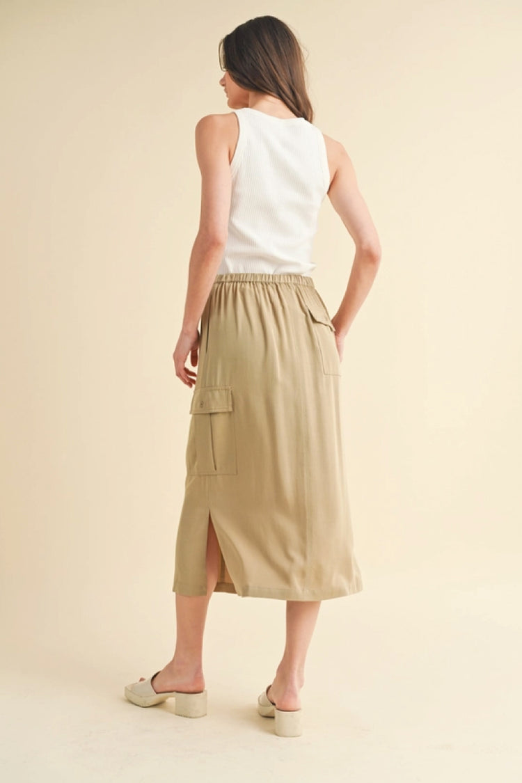 Cargo Midi Skirt - TAU