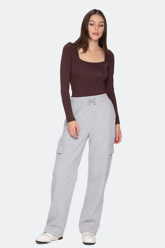 Cargo Wide Leg Sweats - HGR