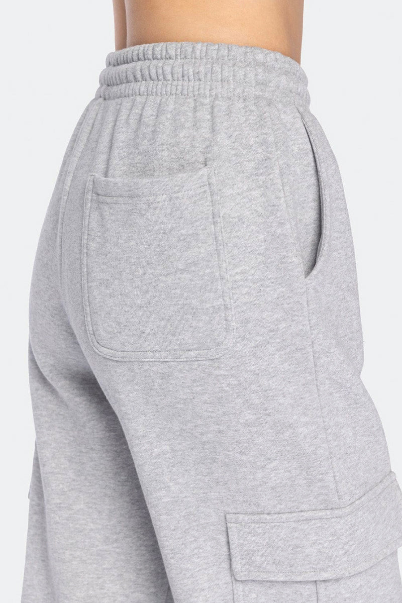 Cargo Wide Leg Sweats - HGR