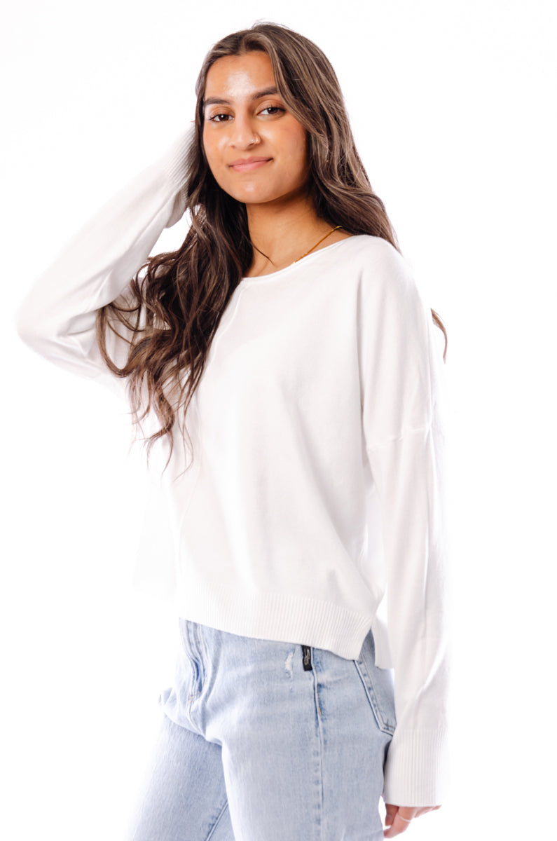 Centre Rib Sweater Tunic - OFW