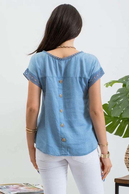 Chambray Top - CHM