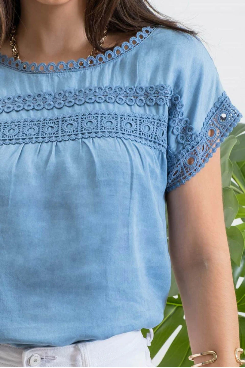 Chambray Top - CHM