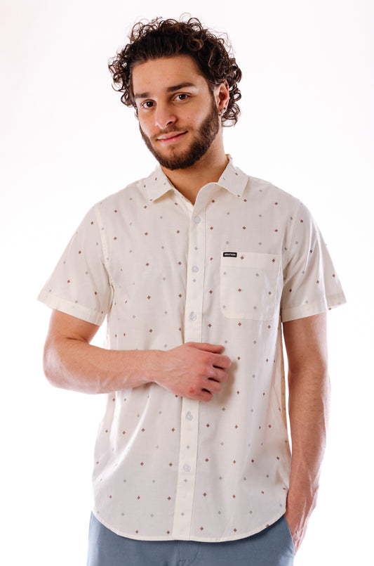 Charter Print Short Sleeve Woven Shirt - OFW