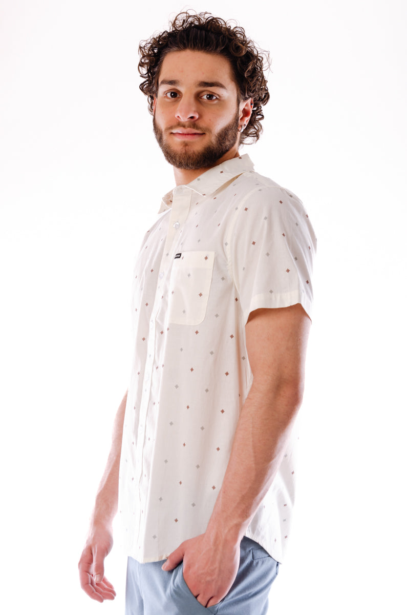 Charter Print Short Sleeve Woven Shirt - OFW