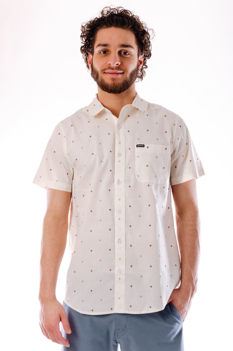 Charter Print Short Sleeve Woven Shirt - OFW