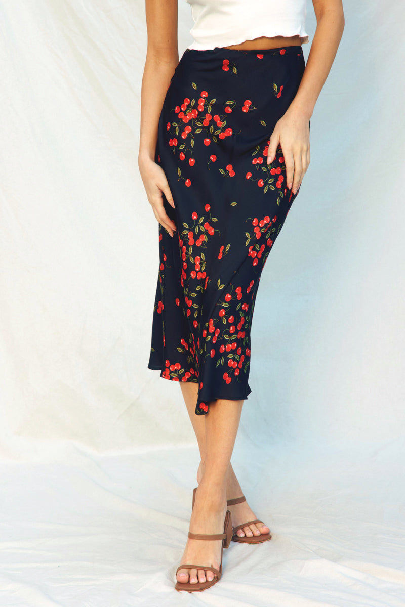 Cherries Maxi Skirt - CHY