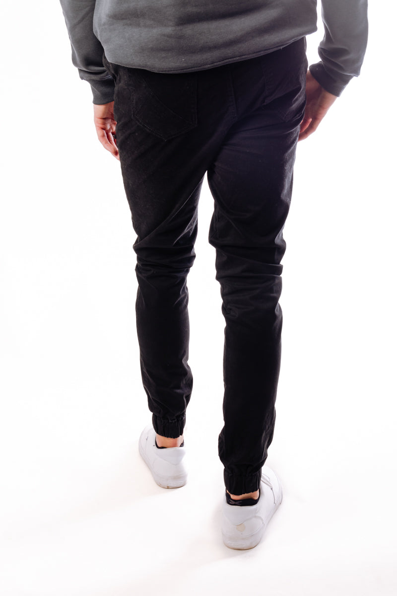 Chino Midweight Joggers - BLK