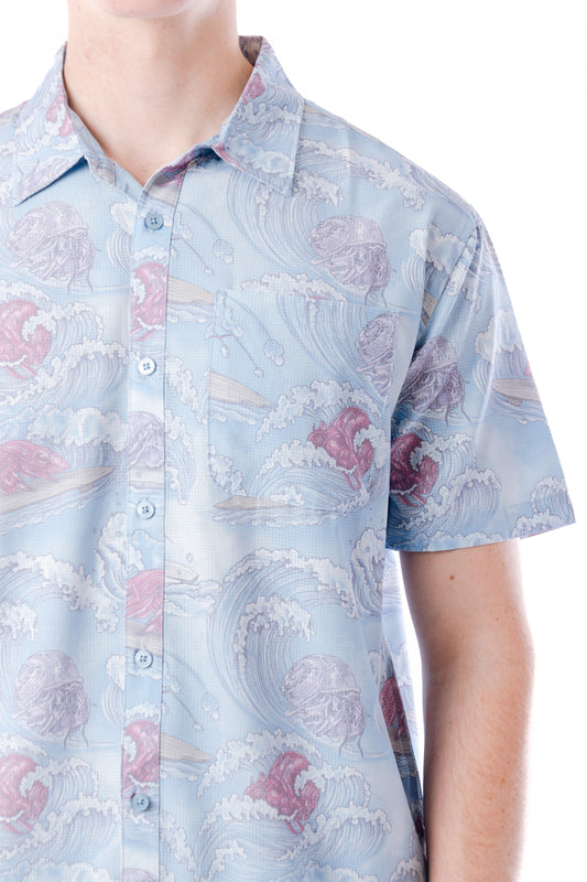 Claw Curl Short Sleeve Shirt - FRG