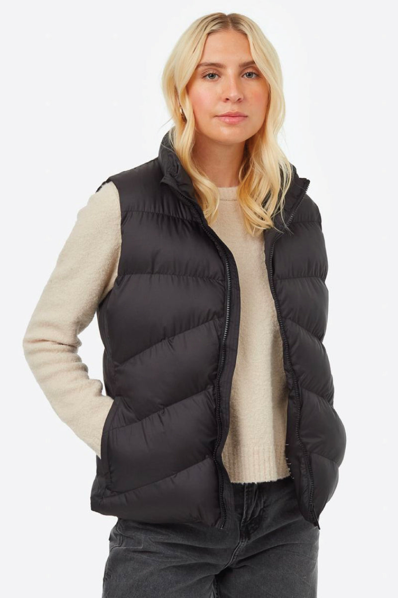 Cloud Shell Puffer Vest - MBLK