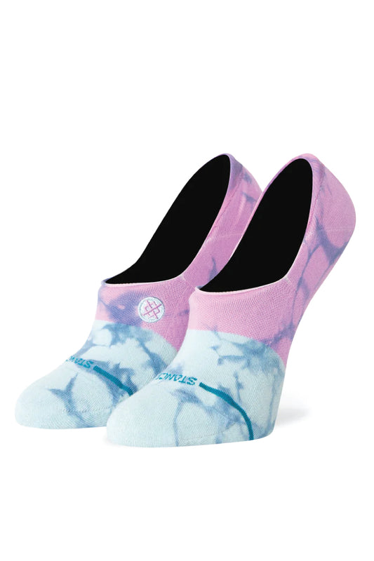 Clouded No Show Sock - BLU