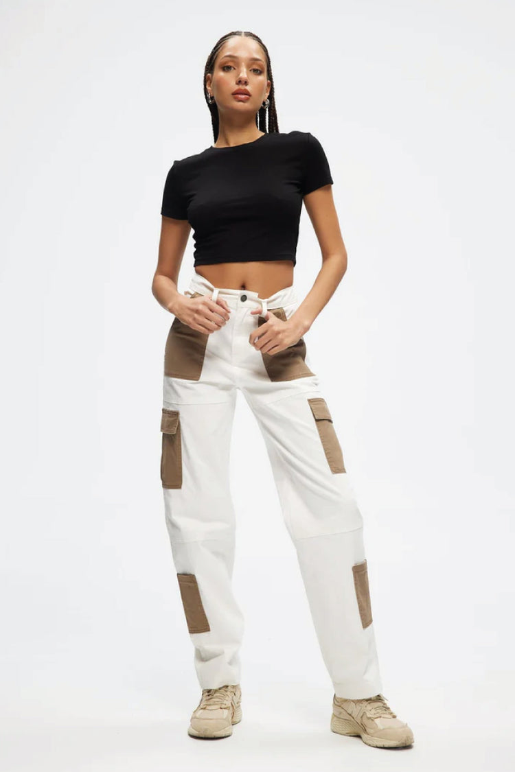 Contrast Cargo Pants - OFW