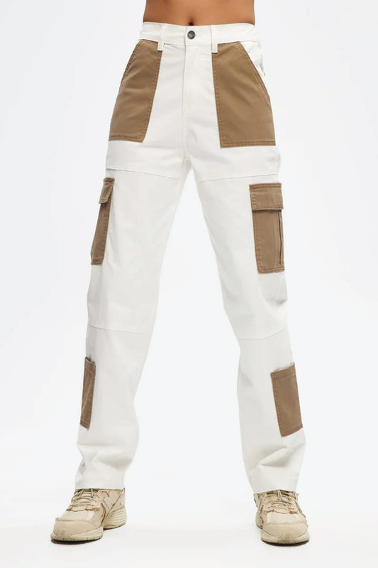 Contrast Cargo Pants - OFW