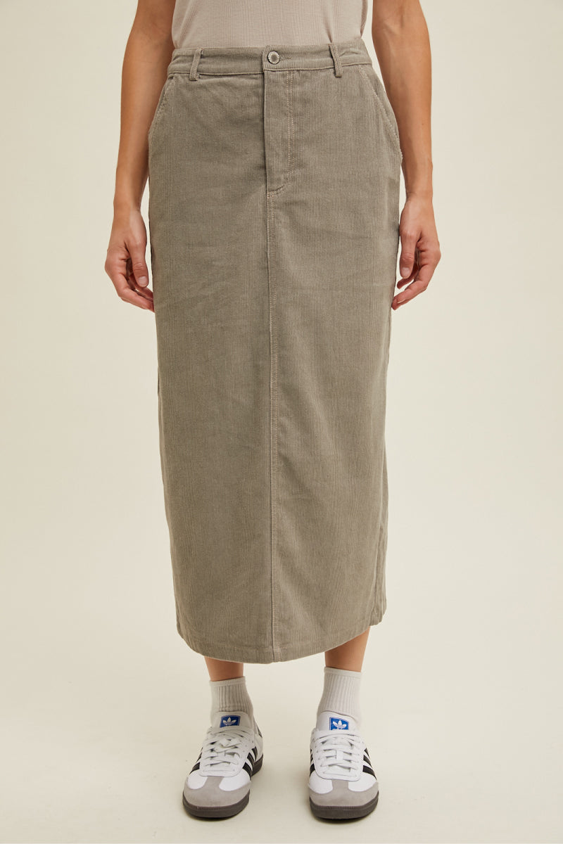 Cord Maxi Skirt - STN