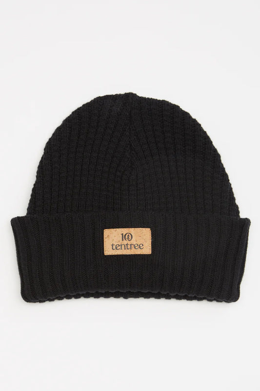 Cork Patch Beanie - BLK