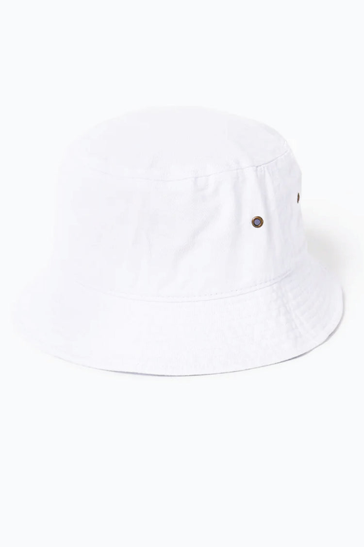 Cotton Bucket Hat - WHT