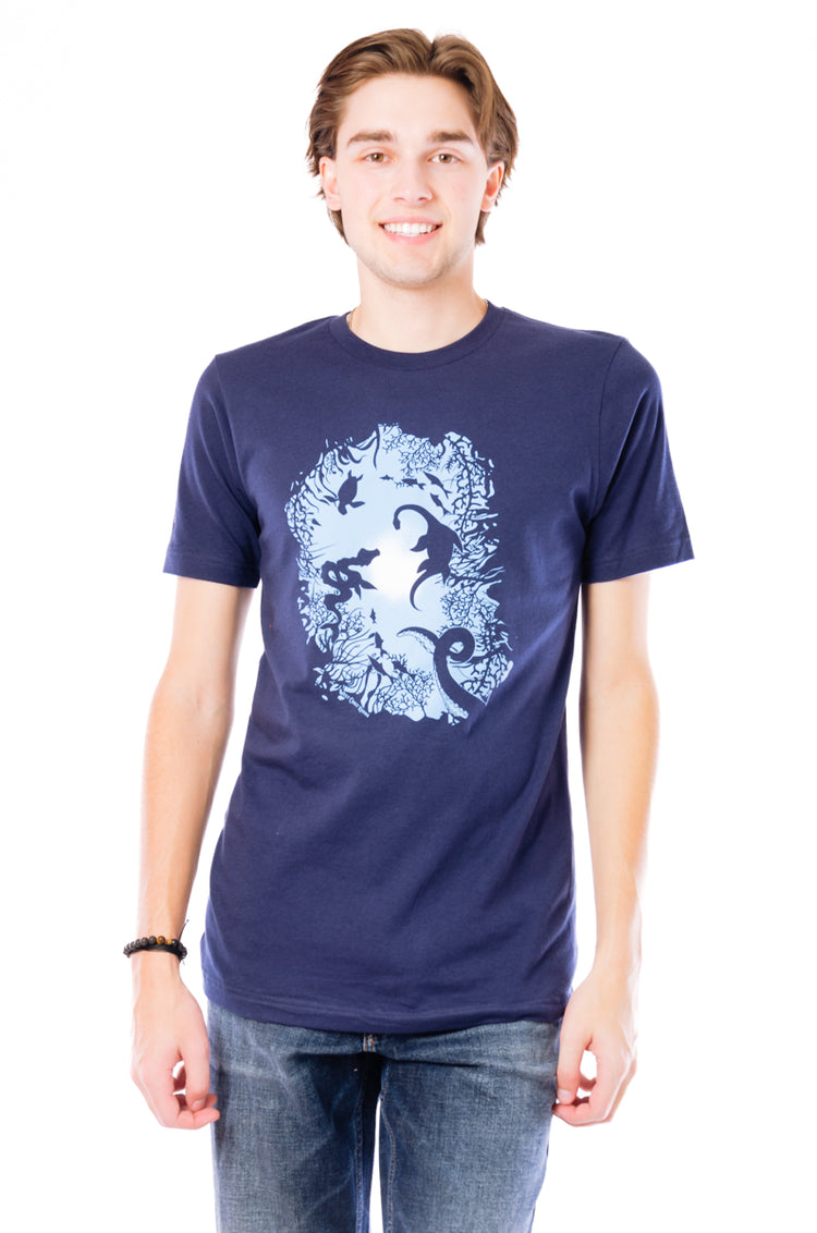 Cryptid Water Creatures Tee - NVY