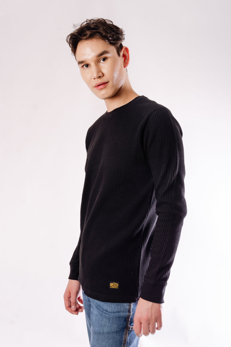 Dayshift Long Sleeve Thermal Shirt - BLK