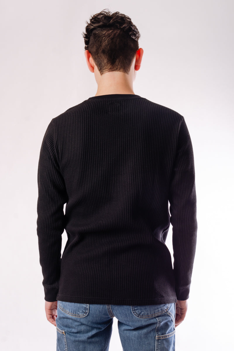 Dayshift Long Sleeve Thermal Shirt - BLK