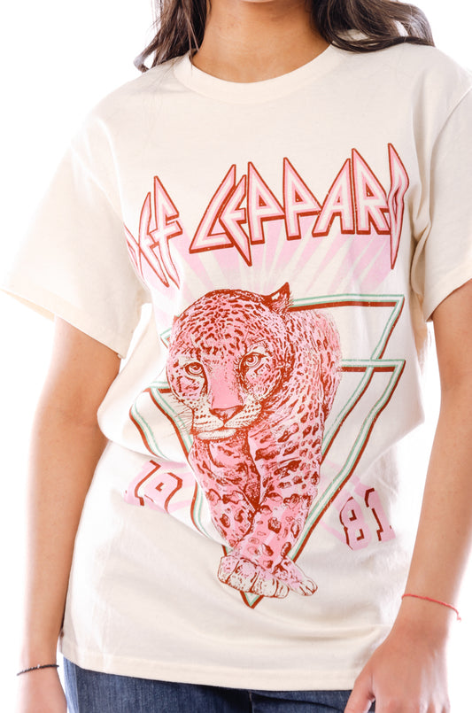 Def Leppard 1981 Tee - NAT