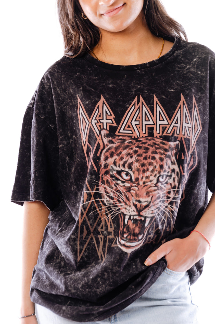 Unisex Def Leppard Tee - BLK